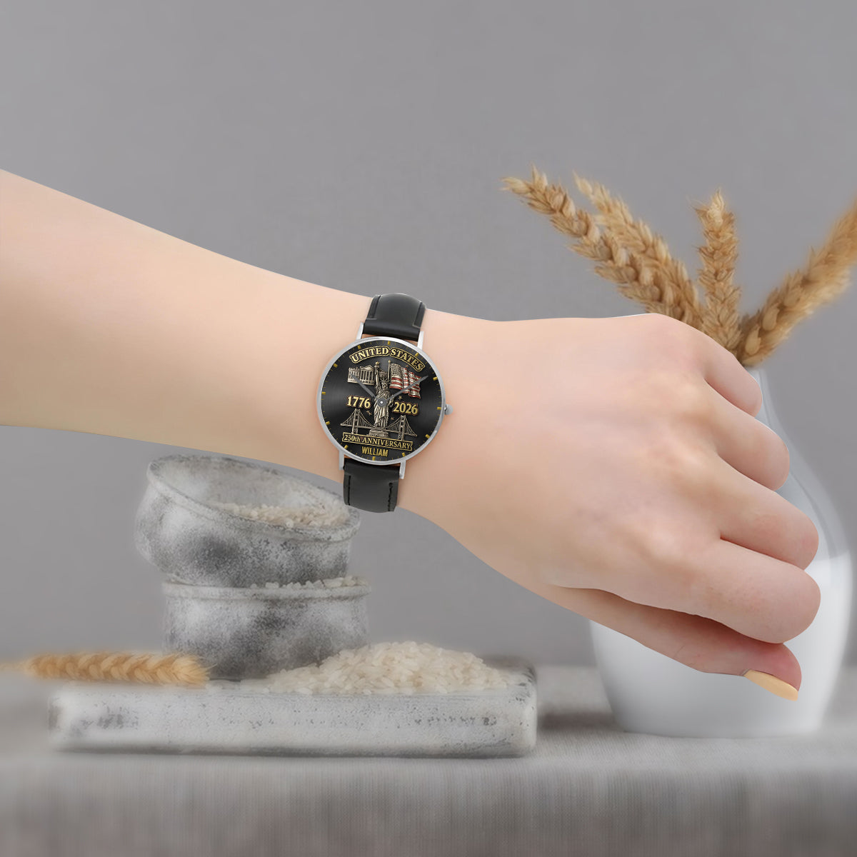 250th Anniversary - Personalized Patriot Hand Watch