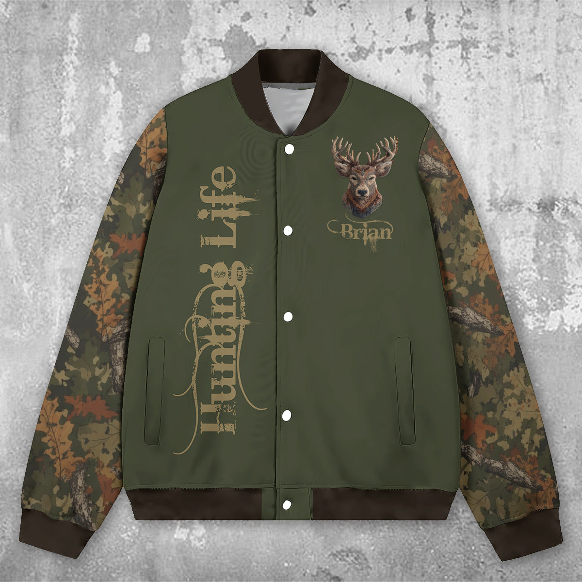 Cool Hunting - Personalized Hunting Varsity Jacket