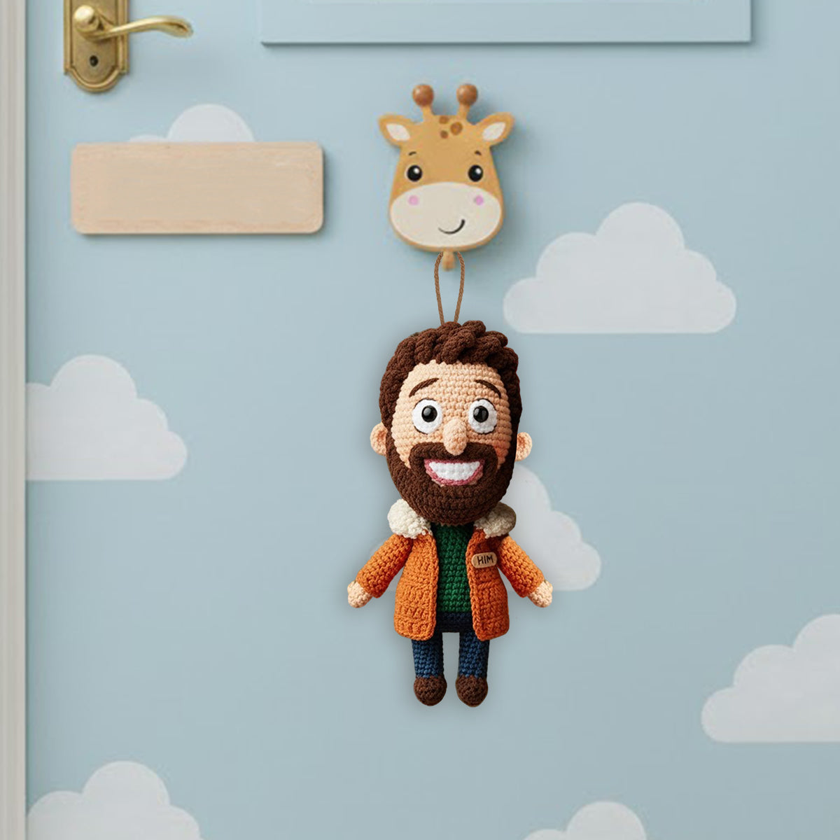 Loving Christmas - Personalized Couple Handmade Crochet Ornament