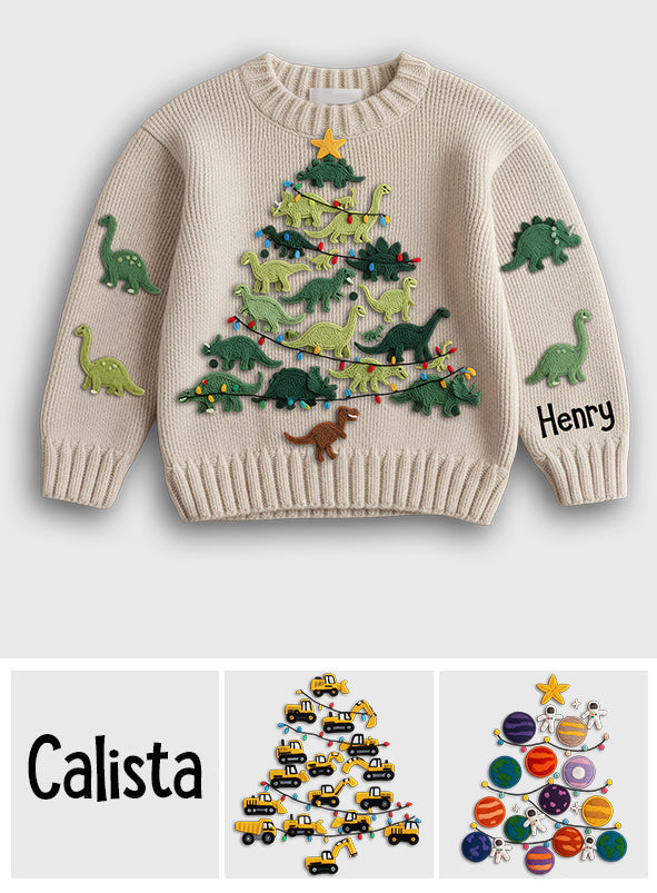 Amazing Christmas Perfect Gift For Kids - Personalized Kid Ugly Sweater