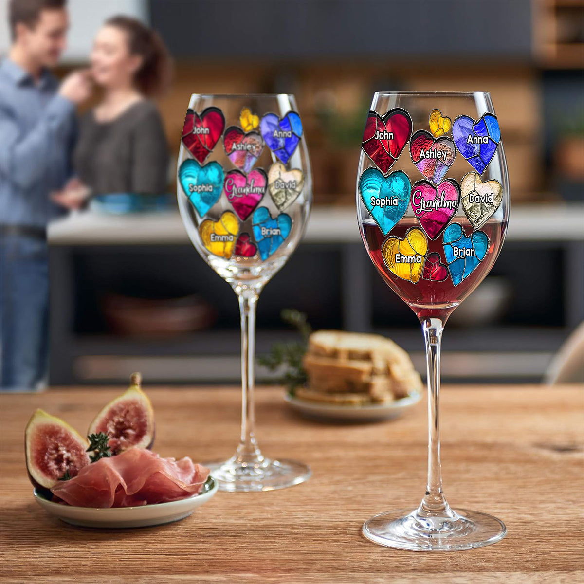 Best Grandma Ever - Personalized Grandma Wine Glass With Long Stem