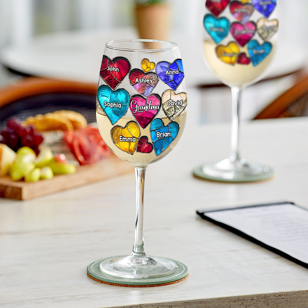 Best Grandma Ever - Personalized Grandma Wine Glass With Long Stem