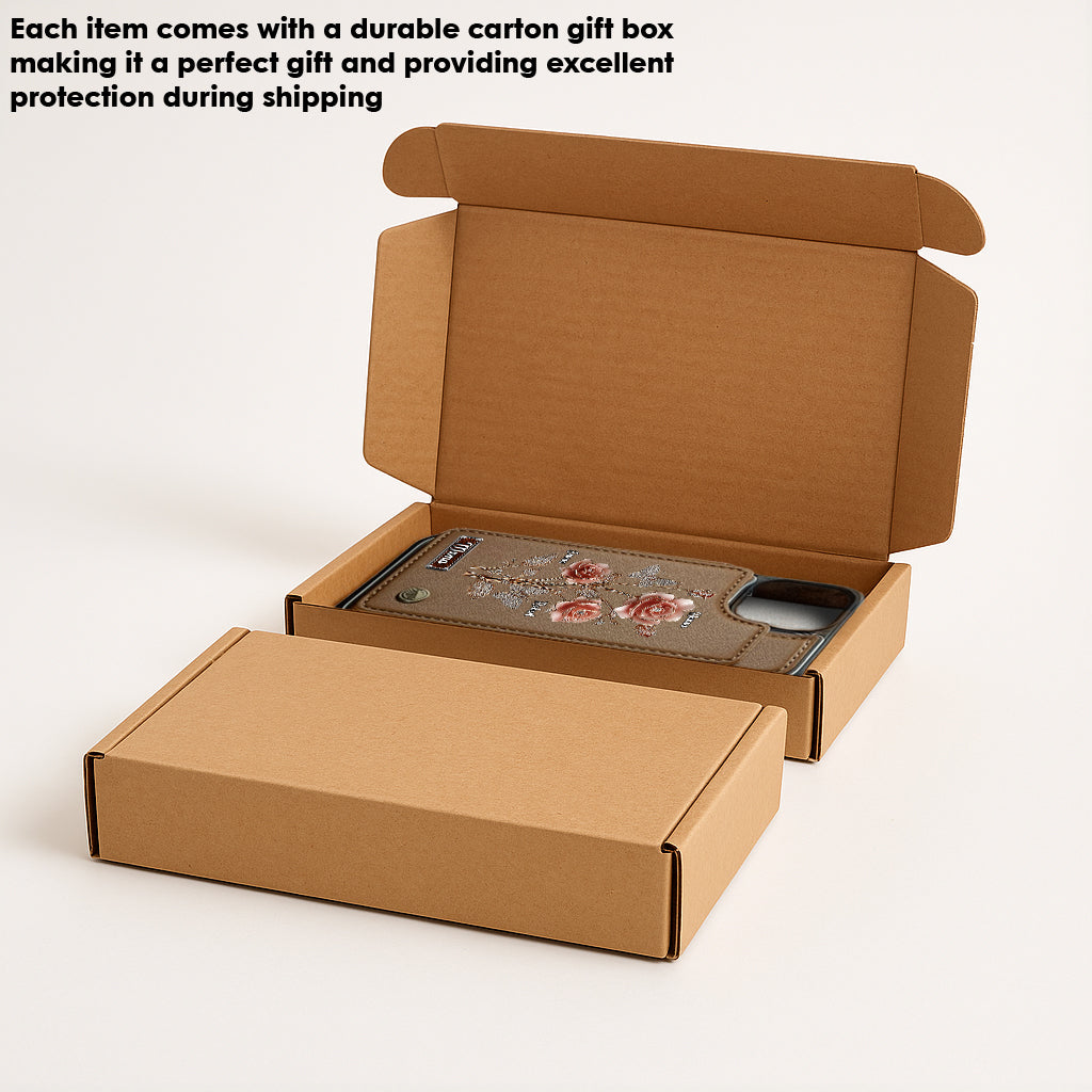 Mother And Roses - Personalized Mother Wallet Phone Case