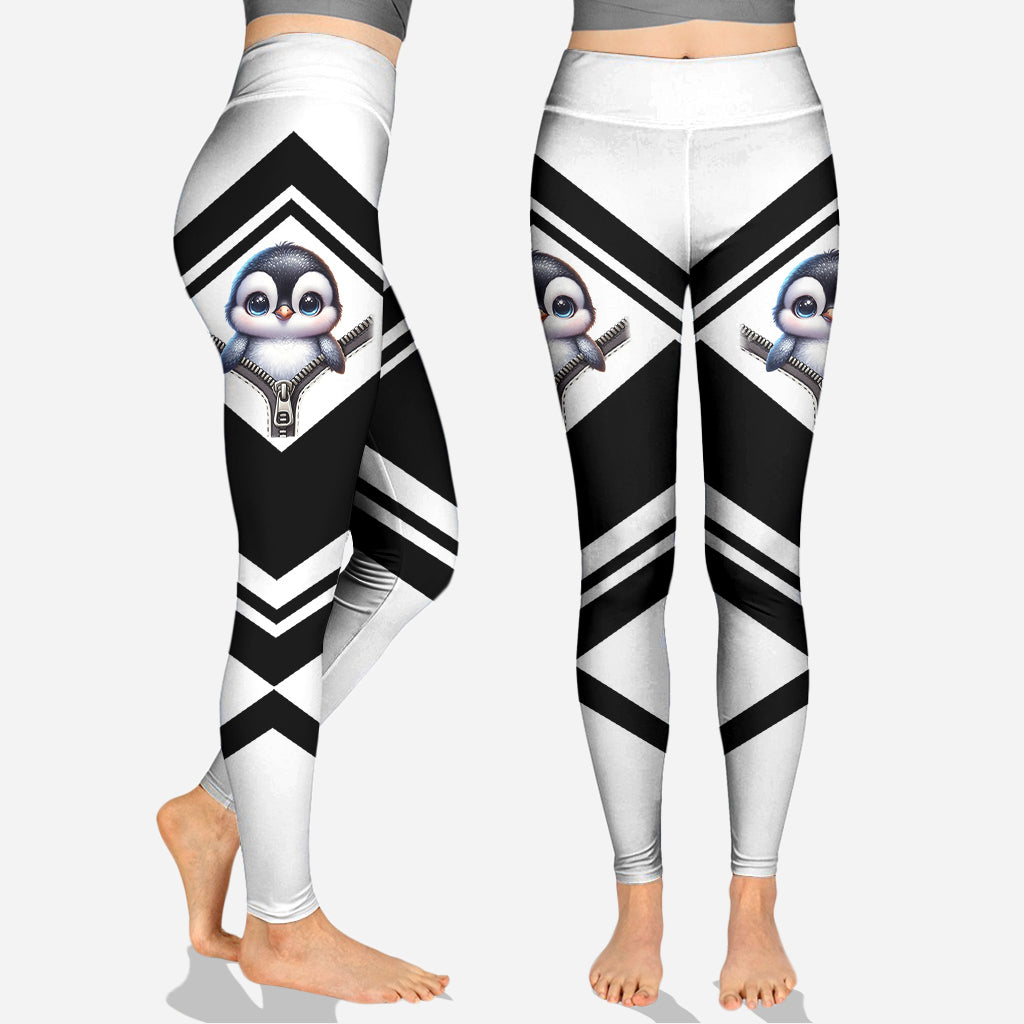 Cute Penguin - Personalized Penguin Lover Hoodie and Leggings