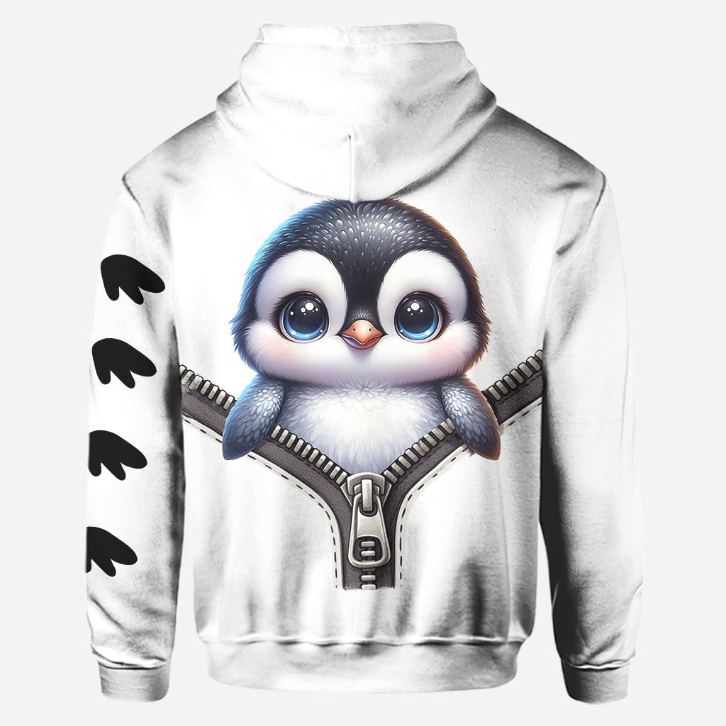 Cute Penguin - Personalized Penguin Lover Hoodie and Leggings