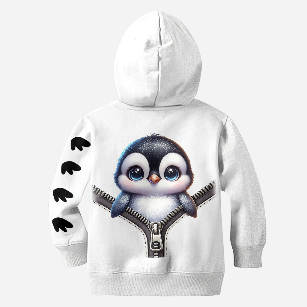 Cute Penguin - Personalized Penguin Lover Hoodie and Leggings