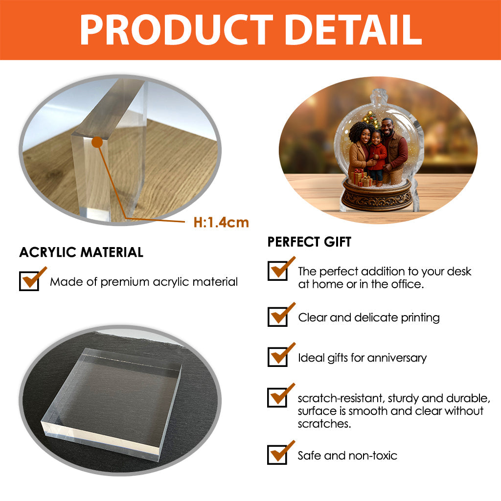 This Is Us - Personalized Family Custom Shaped Acrylic Plaque