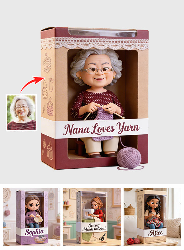 Any Hobby - Crochet, Sewing, Knitting,.... - Personalized Crocheting Custom Shaped Acrylic Plaque