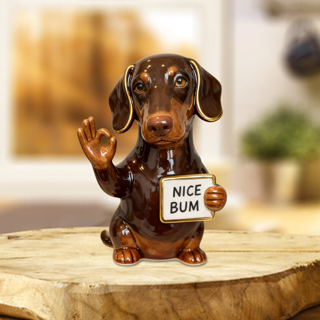 Nice Bum - Personalized Dog Custom Shaped Acrylic Plaque