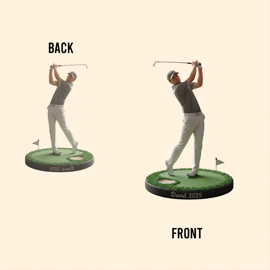 Custom From Any Photo - Personalized Golf Custom Shaped Acrylic Plaque