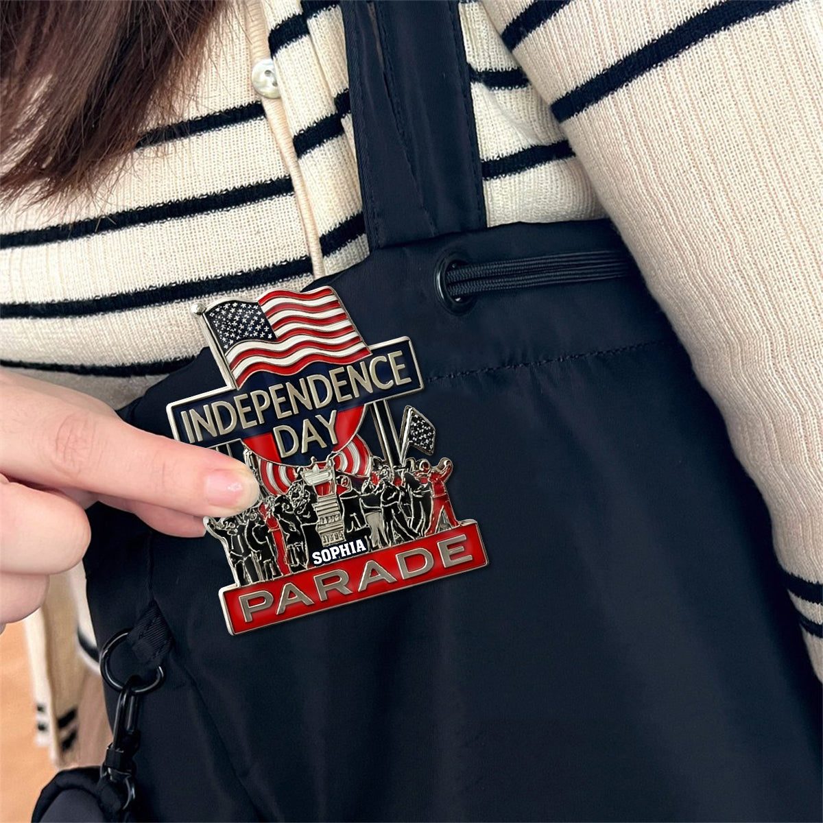 Independence Day 4th Of July - Personalized Independence Day/ 4th of July Pin