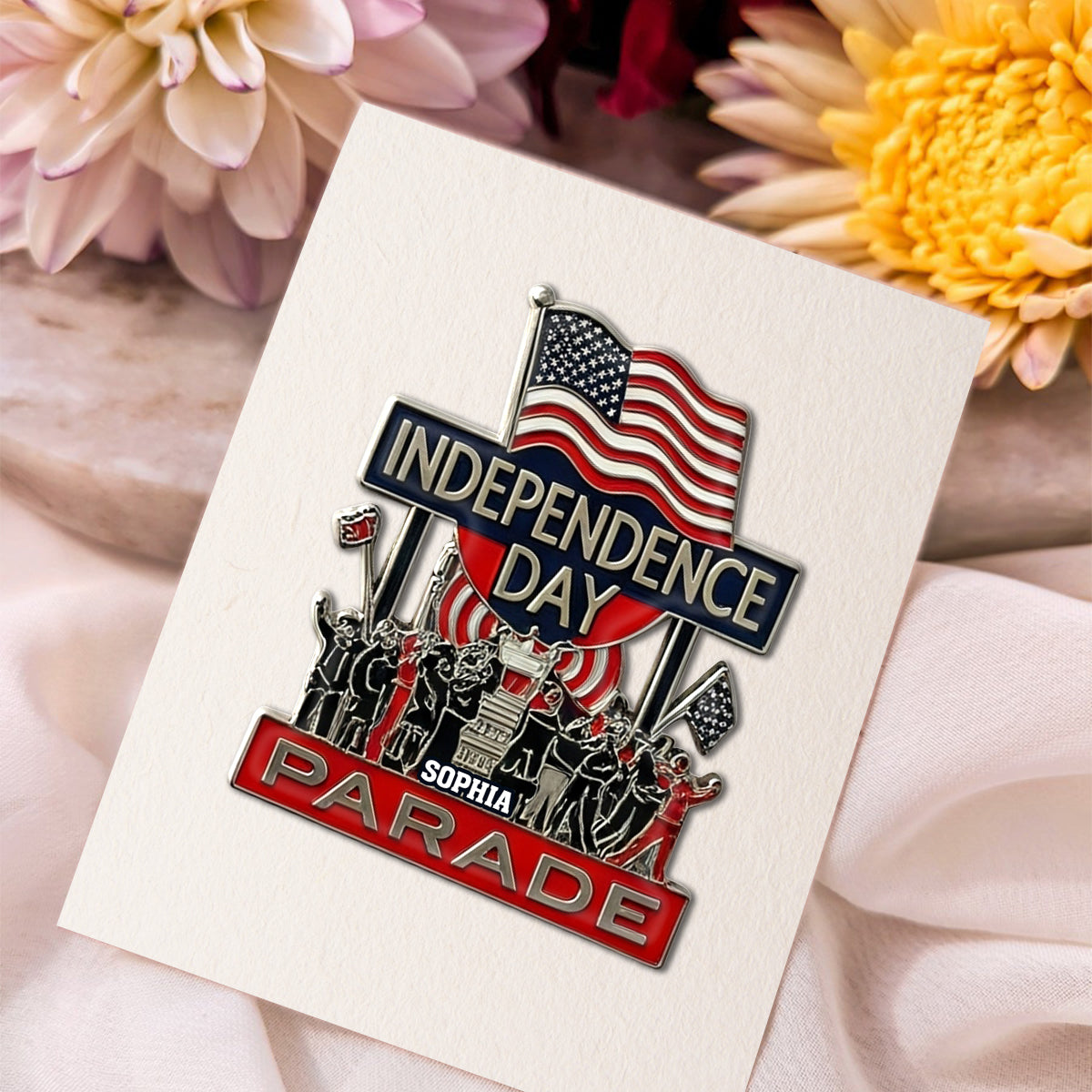Independence Day 4th Of July - Personalized Independence Day/ 4th of July Pin