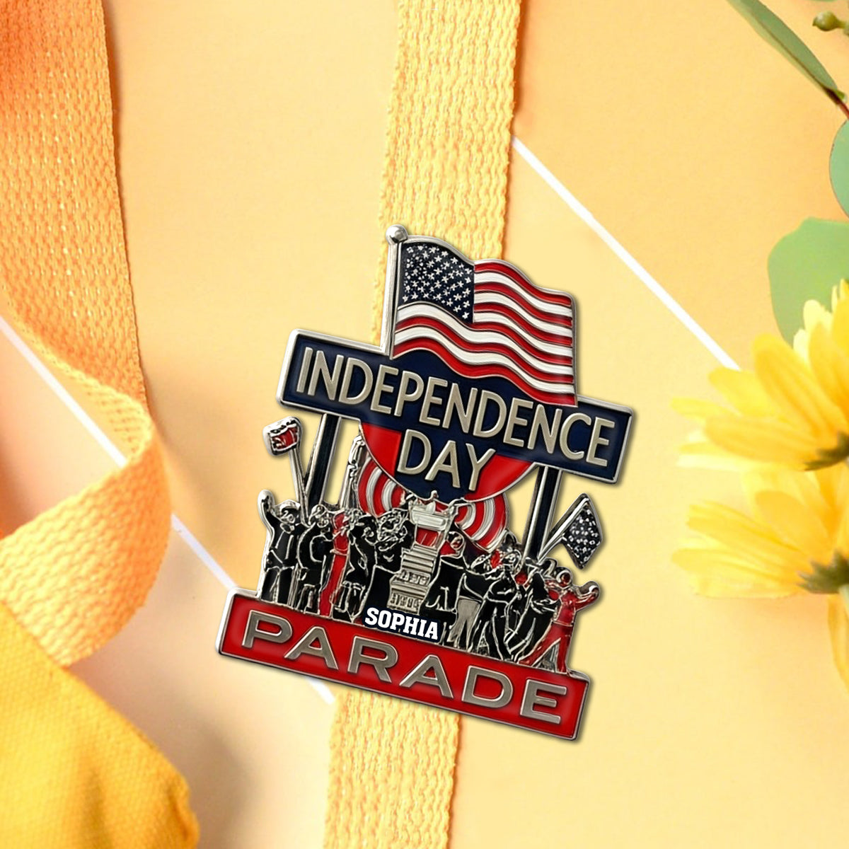 Independence Day 4th Of July - Personalized Independence Day/ 4th of July Pin