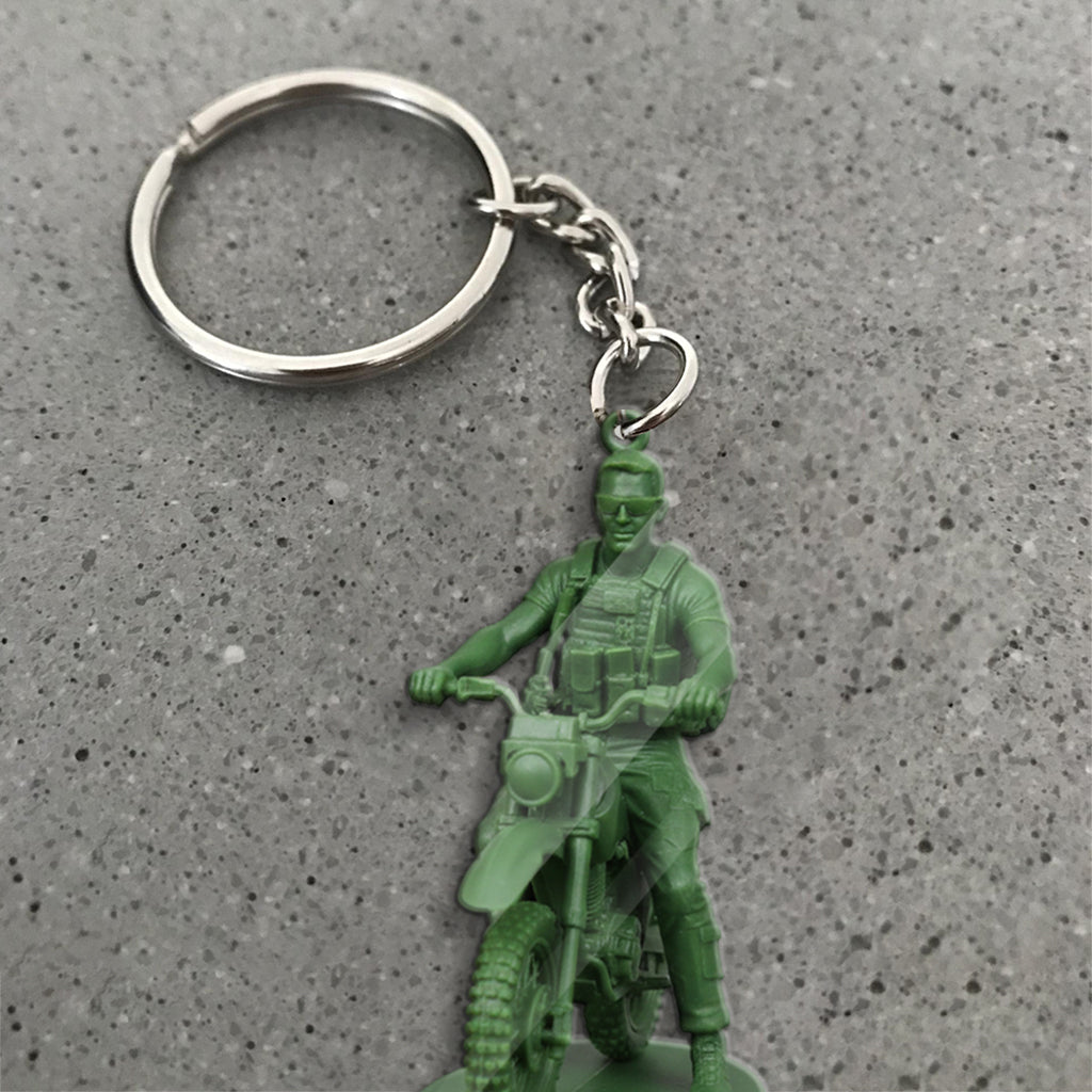 Funny Gift For Soldiers - Personalized Veteran Keychain