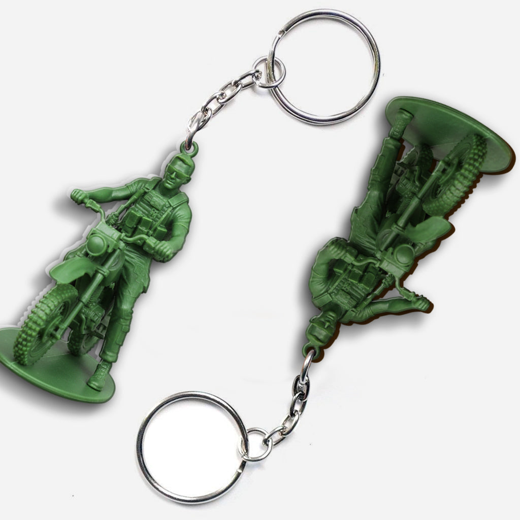 Funny Gift For Soldiers - Personalized Veteran Keychain