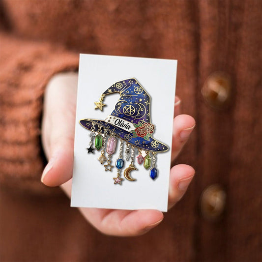 Witch Hat - Personalized Witch Pin
