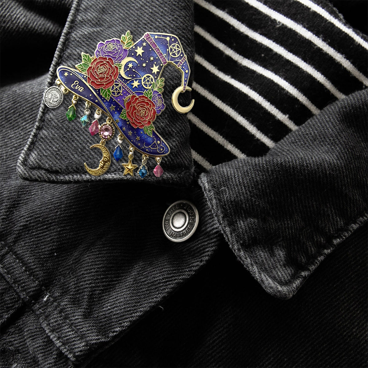 Witch Hat - Personalized Witch Pin
