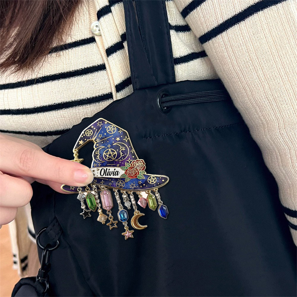 Witch Hat - Personalized Witch Pin