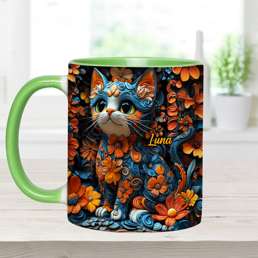 Adorable Cat - Personalized Cat Accent Mug