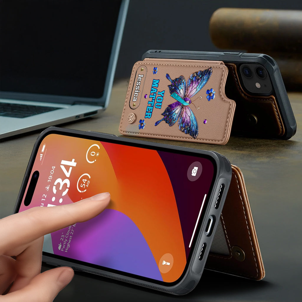 You Matter - Personalized Suicide Prevention Wallet Phone Case