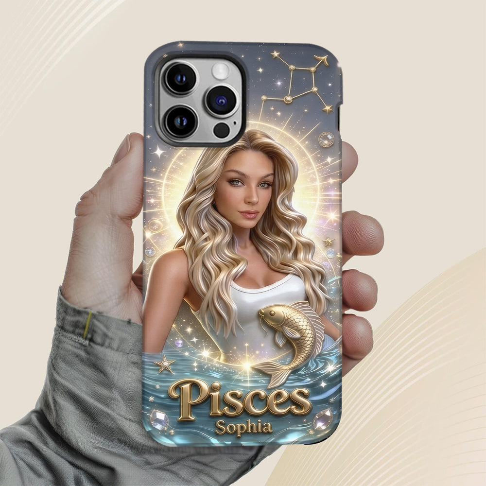 Horoscope Sign, Lucky Charm - Personalized Horoscope Full Print Phone Case