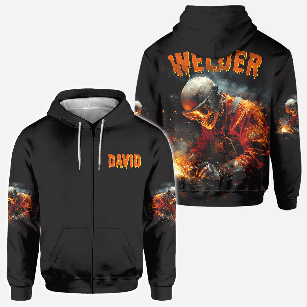 Gift For Welder Man - Personalized Welder All Over Shirt