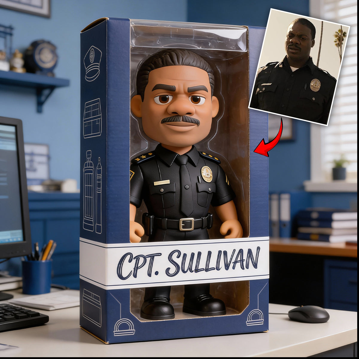 Police Gifts - Personalized Police Officer Custom Shaped Acrylic Plaque