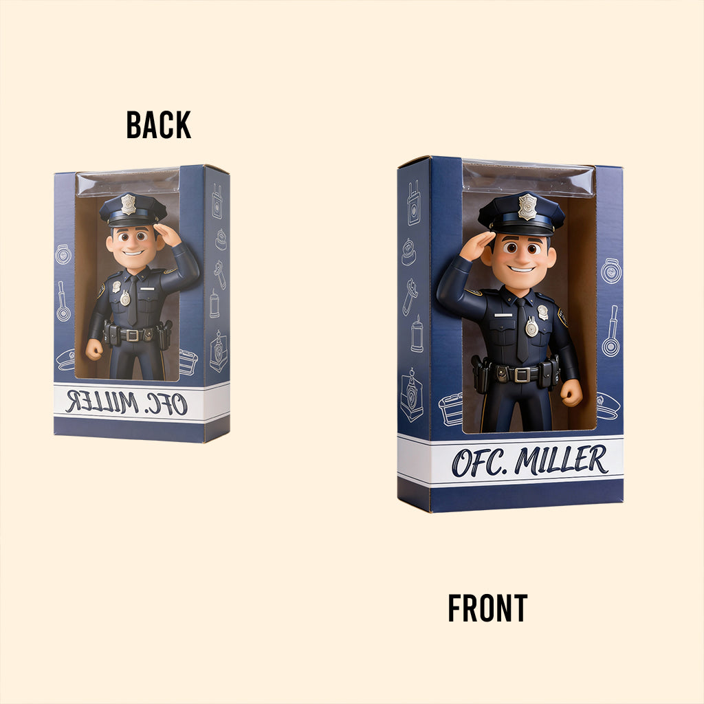 Police Gifts - Personalized Police Officer Custom Shaped Acrylic Plaque