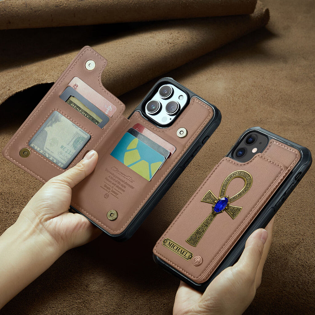 Ancient Egypt - Personalized Ancient Egypt Wallet Phone Case