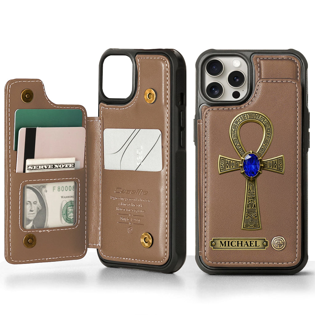 Ancient Egypt - Personalized Ancient Egypt Wallet Phone Case