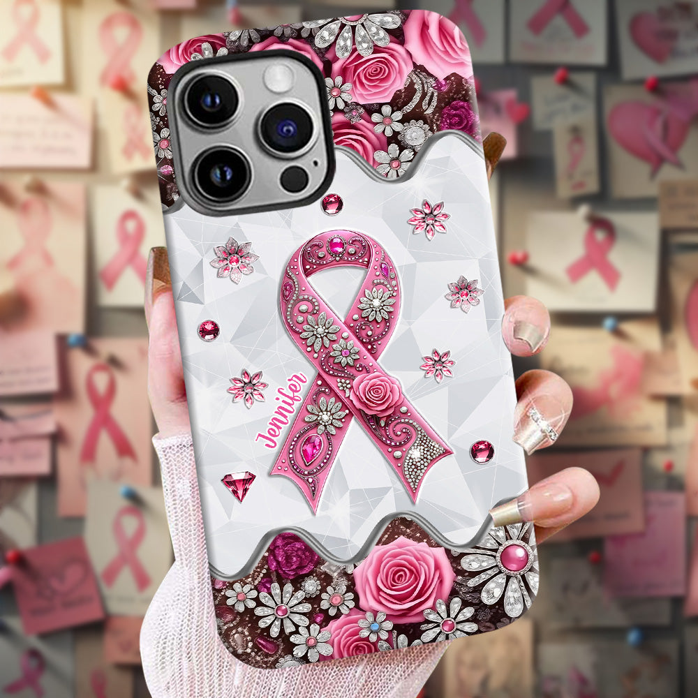 Breast Cancer Awareness - Personalized Breast Cancer Awareness Full Print Phone Case
