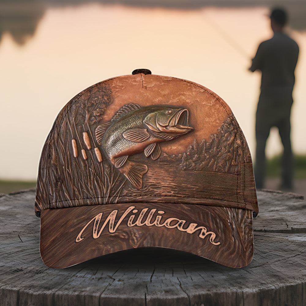 The Best Fisher - Personalized Fishing Classic Cap