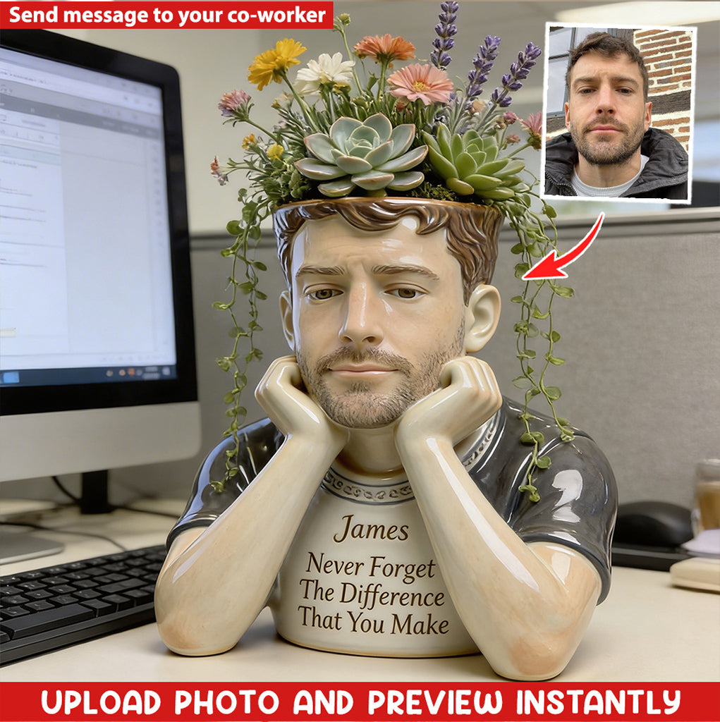 Don't Forget The Different That You Make - Personalized Colleague Acrylic Pot