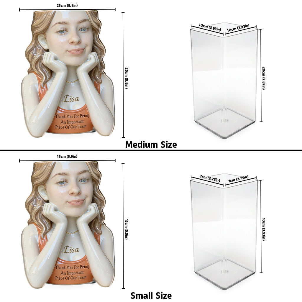 Don't Forget The Different That You Make - Personalized Colleague Acrylic Pot