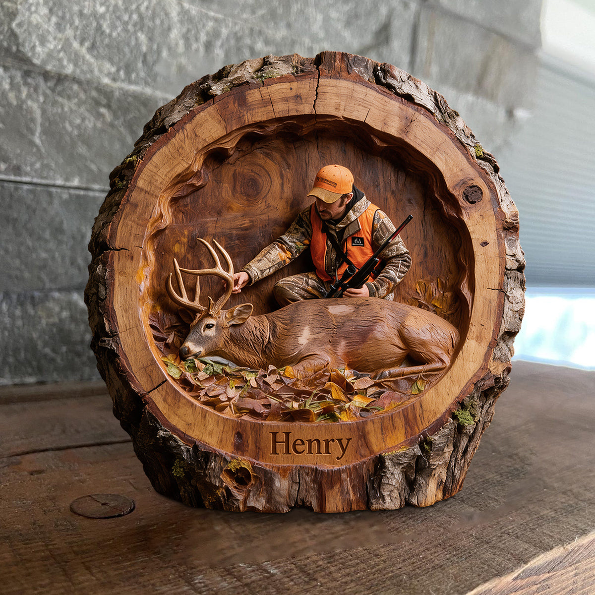 It's Hunting Season - Personalized Hunting Custom Shaped Wood Plaque