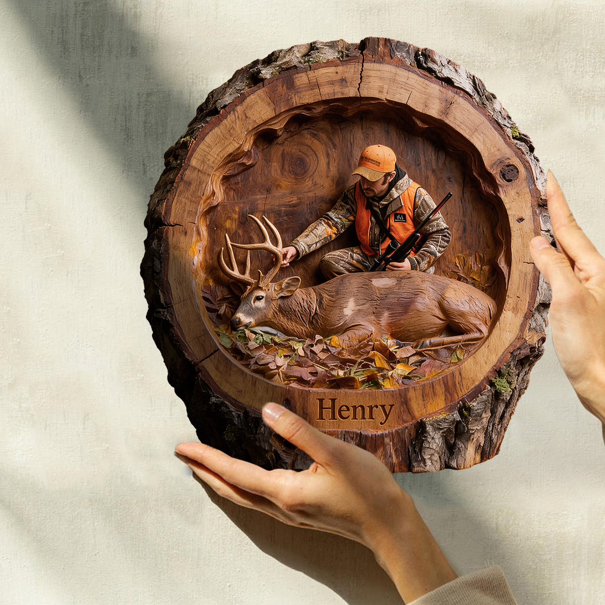 It's Hunting Season - Personalized Hunting Custom Shaped Wood Plaque