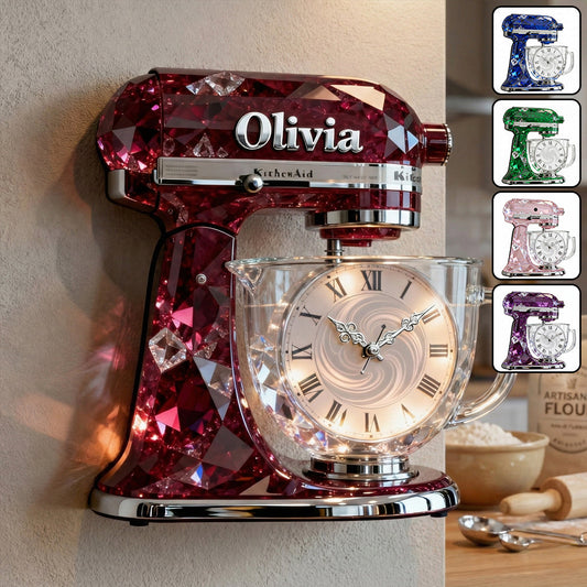 Kitchen Baking - Personalized Baking LED Light Wall Clock