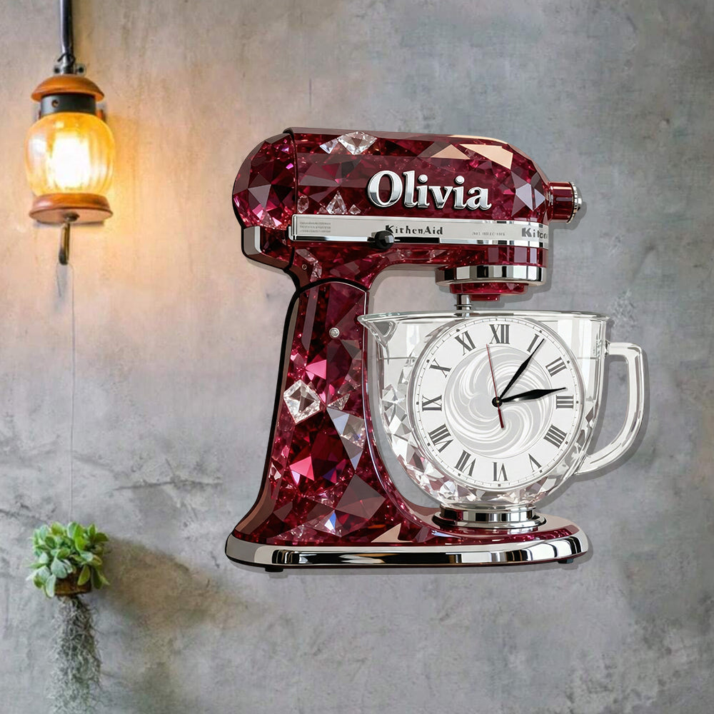 Kitchen Baking - Personalized Baking LED Light Wall Clock
