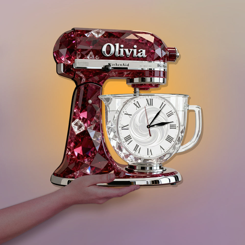 Kitchen Baking - Personalized Baking LED Light Wall Clock