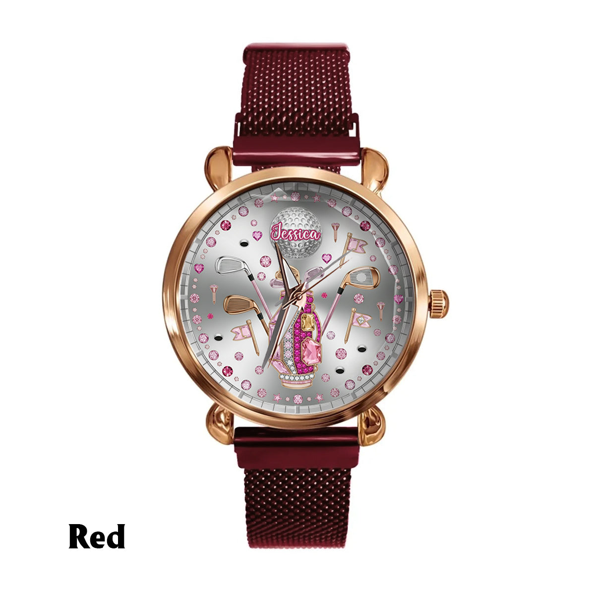 Love Golf - Personalized Golf Women Hand Watch