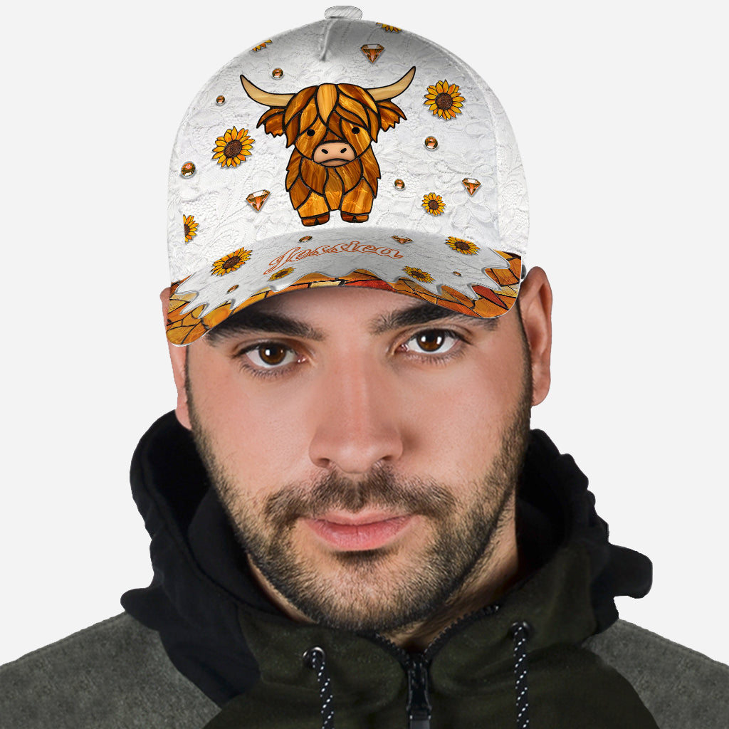 Adorable Highland Cow - Personalized Highland Cow Classic Cap