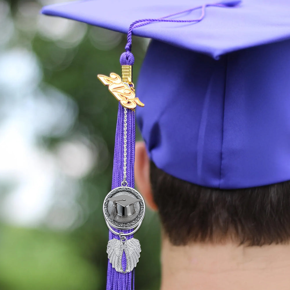 Congrats Grand 2025 - Personalized Graduation Wings Ornament