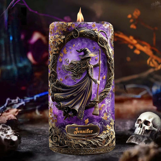Magic Witch - Personalized Witch Flameless Candle
