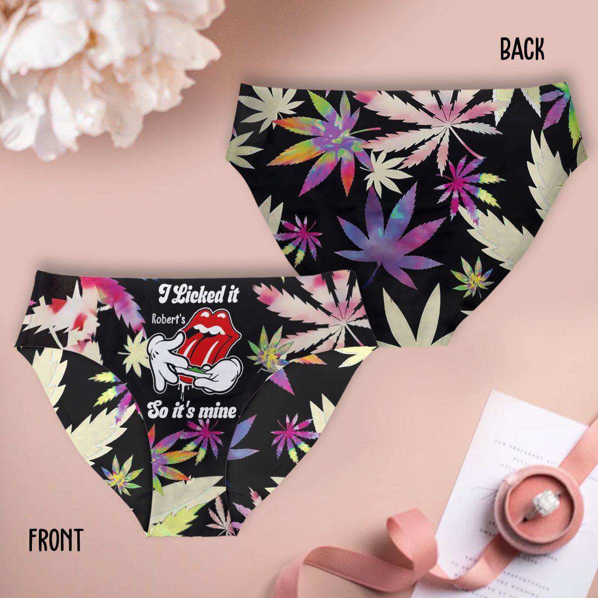 I Licked It So It's Mine - Personalized Weed Women Briefs & Men Boxer Briefs