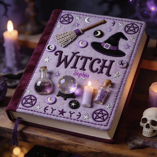 Magical Witch - Personalized Witch Leather Journal