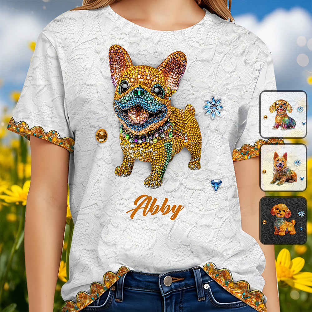 Cute Dog - Personalized Dog All Over Shirt