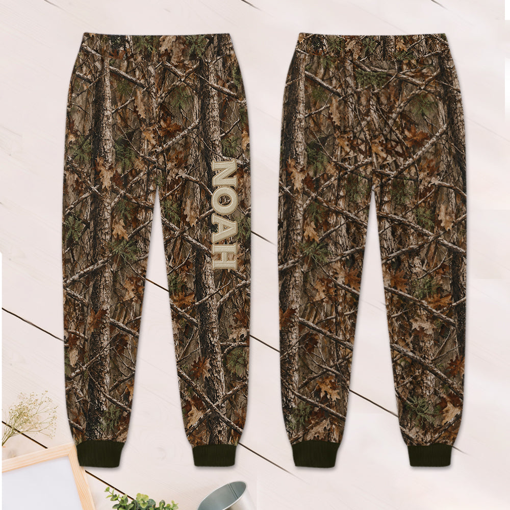 Love Hunting - Personalized Hunting Kid Hoodie & Kid Jogger Sweatpants