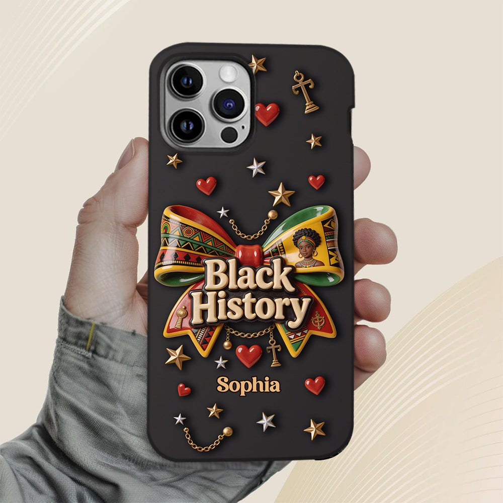 Black History Month - Personalized African American Full Print Phone Case