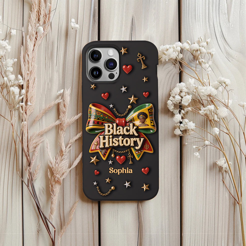 Black History Month - Personalized African American Full Print Phone Case