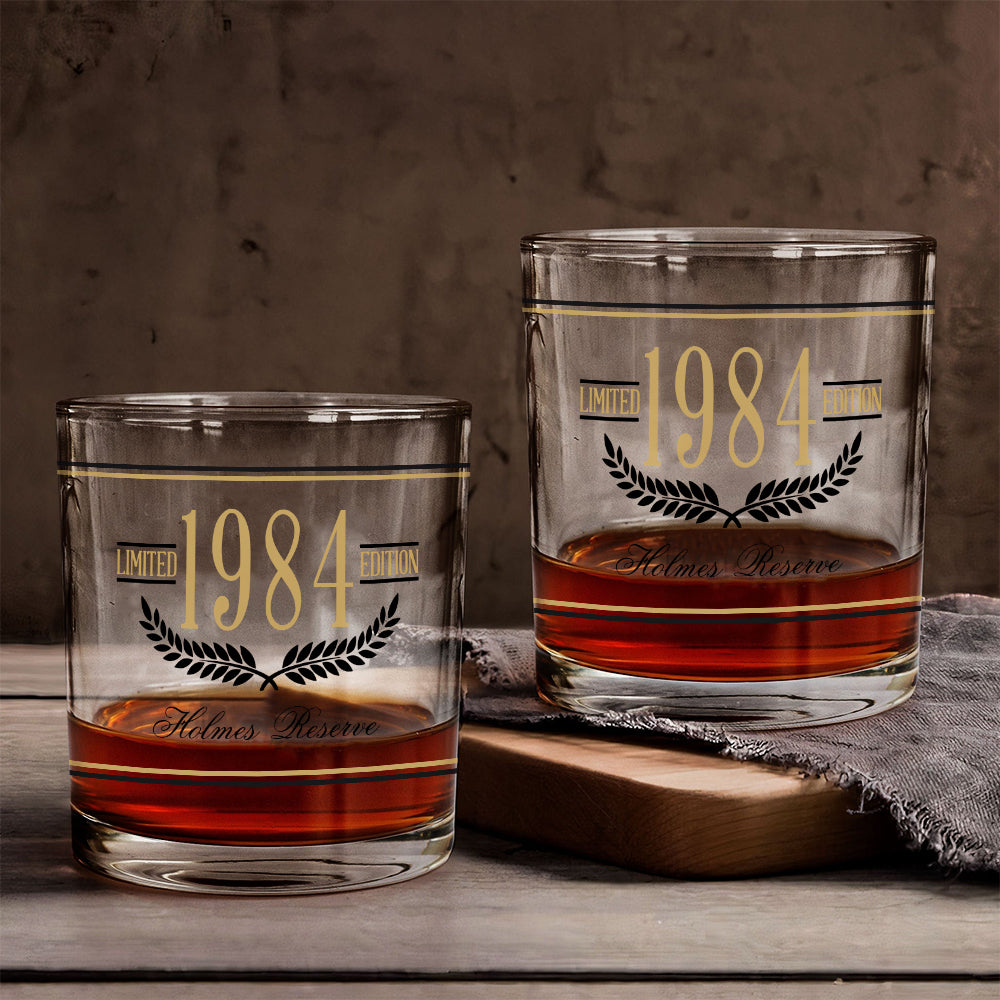 Happy Birthday - Personalized Birthday Whiskey Glass